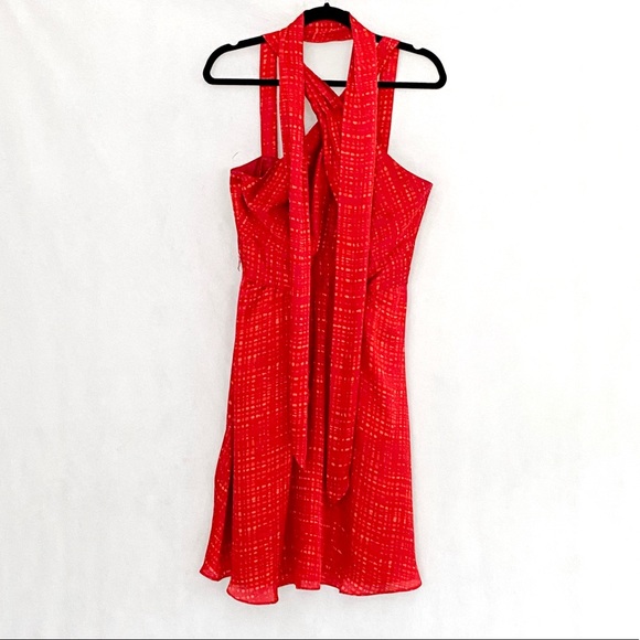 White House Black Market Criss Cross Halter Dress - Picture 10 of 15